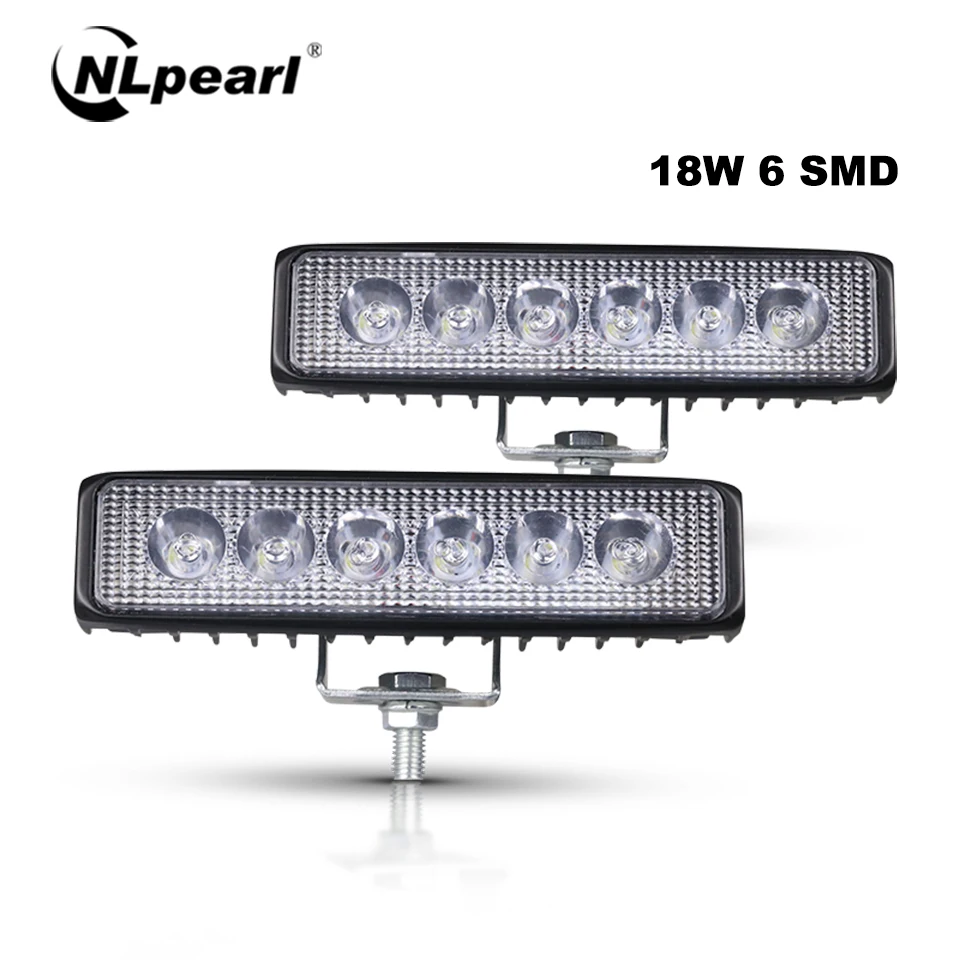 Nlpearl 2x6 &quot18 Вт комплект для освещения автомобиля точечный/прожектор Светодиодный