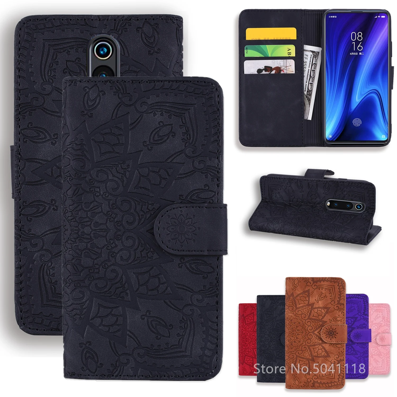 XiaoMi mi A3 9 Honor 8 lite CC9E флип раскладный кожаный чехол для RedMi K30 K20 Note8 8T Note 7 6 Pro 5 4X Y3 6A 7A 8A