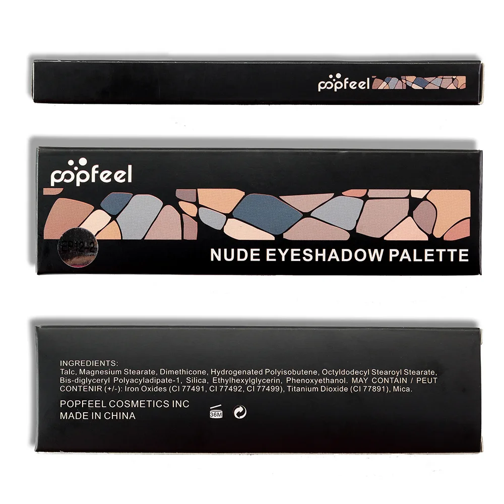 Модные тени для век Палитра 12 цветов мерцающие Nuded палитра естественные легкие в