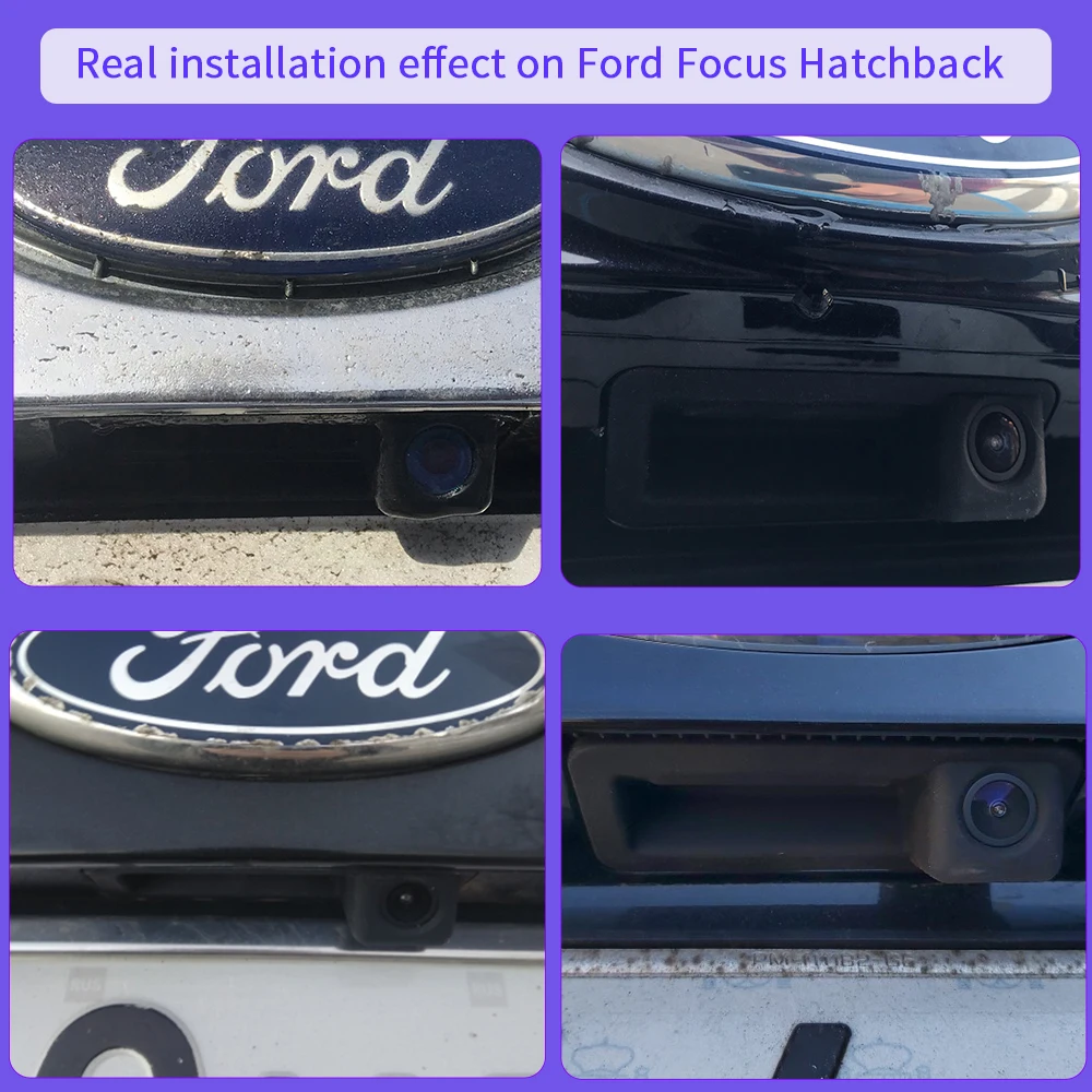 AHD 720*1280 камера заднего вида для Ford Focus Cmax 2007 2C Mondeo MK2 MK4 Водонепроницаемая HD