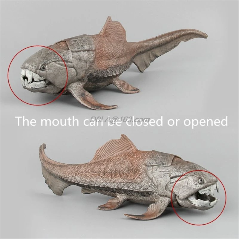 20 см динозавры модель игрушки Dunkleosteus динозавр Рыба Украшение Фигурка для детей