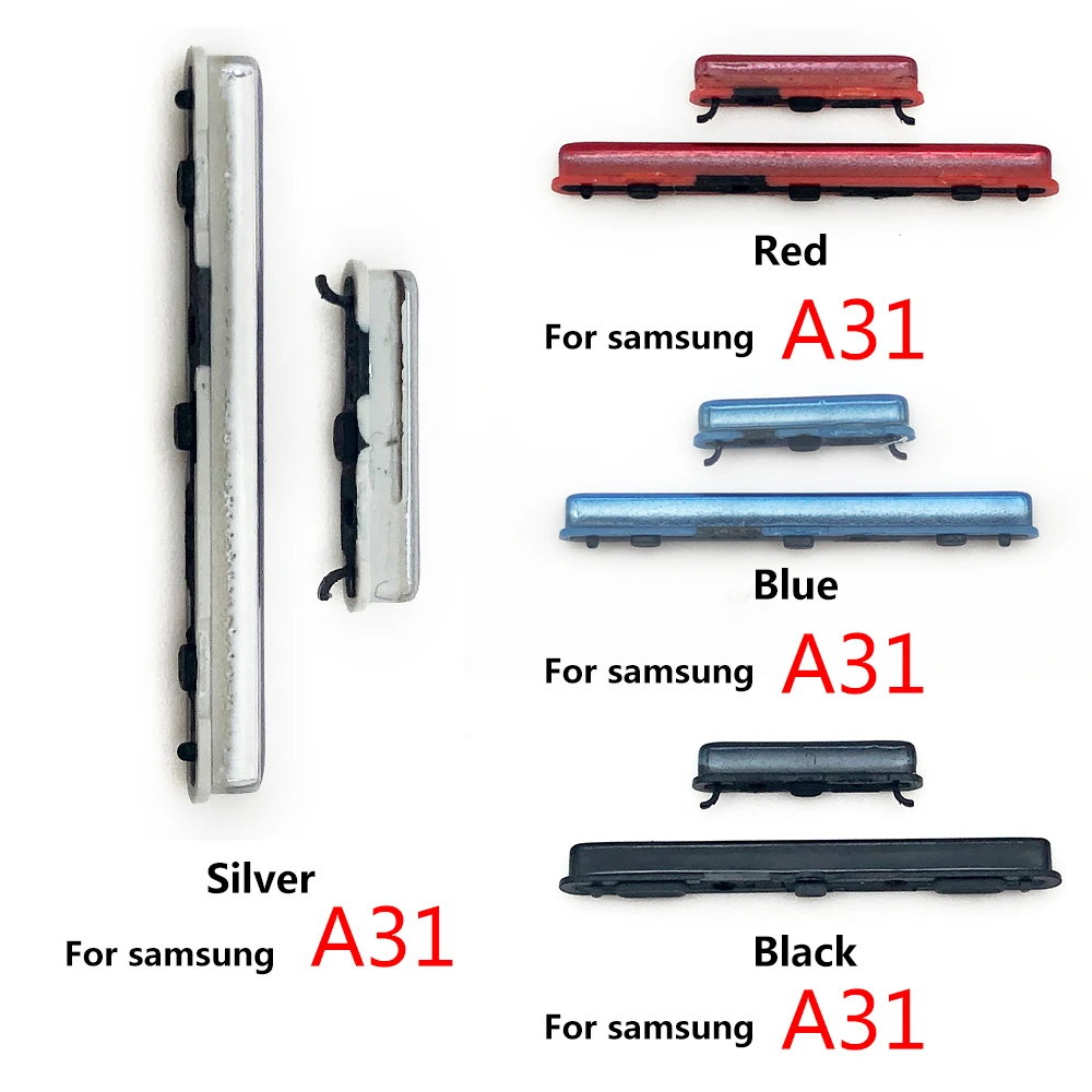 

20Pcs/ Lot Mobile Phone Side Key Power and Volume Buttons Replacement For Samsung A31 A51 A70 A71