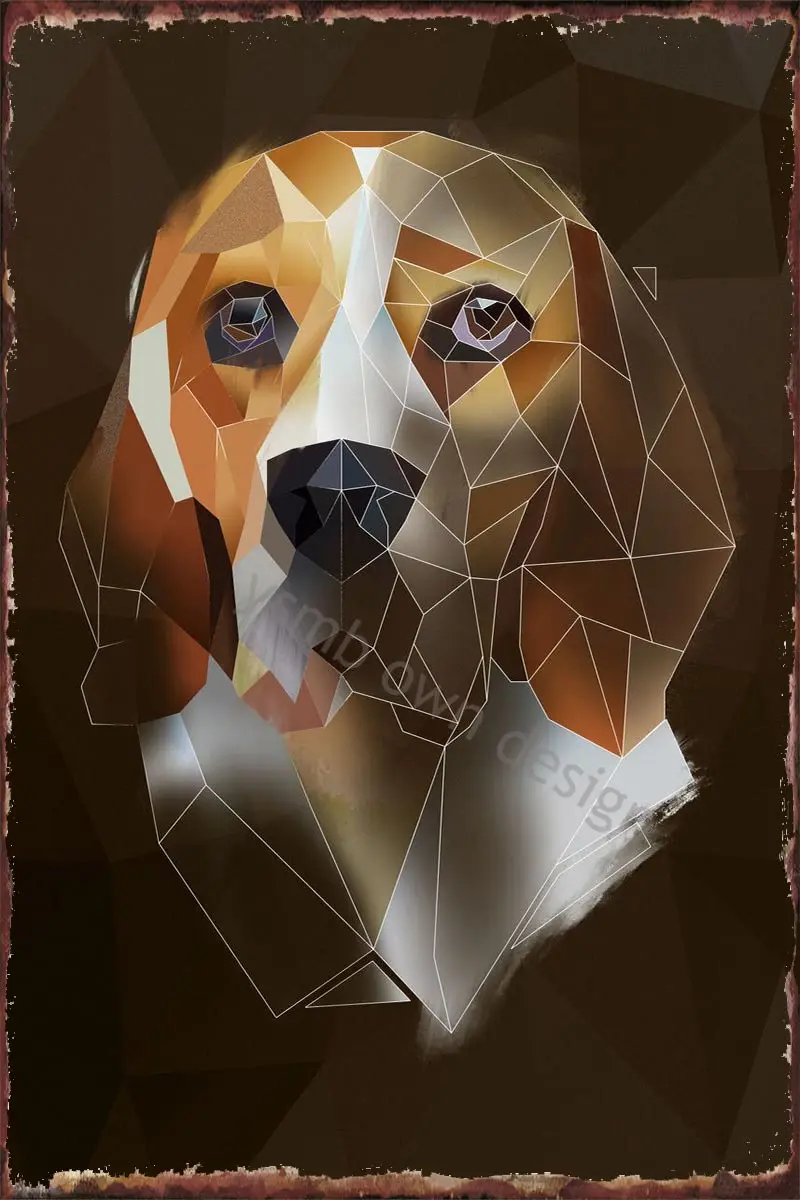 

Dog Beagle Wall Decor Room Decoration Retro Vintage Metal Sign Tin Sign Tin Plates For Art Pub Home Club Man Cave Cafe