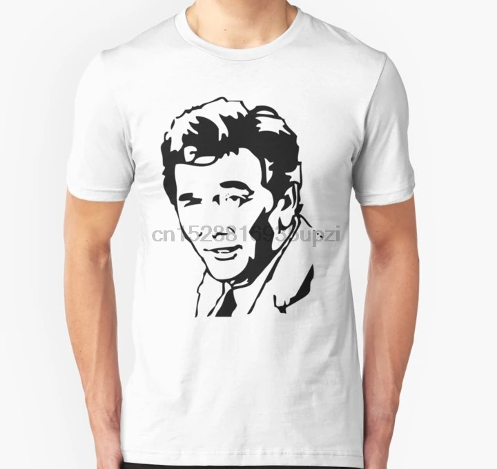 Мужская футболка Питер Фалк коламбо унисекс wo тройники топ|Мужские футболки| |