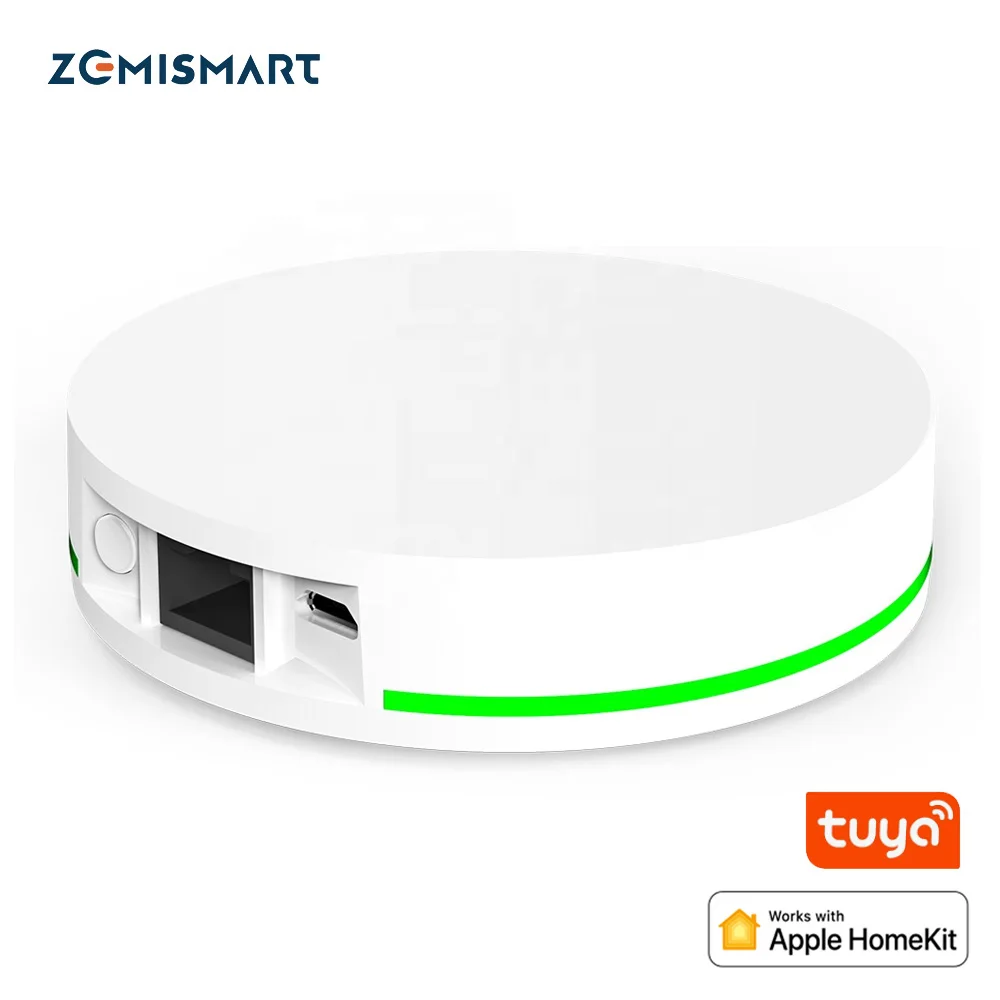 ZemiSmart Zigbee концентратор Работает с Apple HomeKit домашнее приложение связь Tuya умные