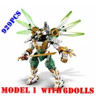 929 шт., Детский конструктор Lloyd Titan Mech