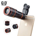 Объектив с оптическим зумом APEXEL 8x 12x, телескоп с зажимом, HD объектив для смартфона iPhone X, XS, MAX, XR, Samsung S9