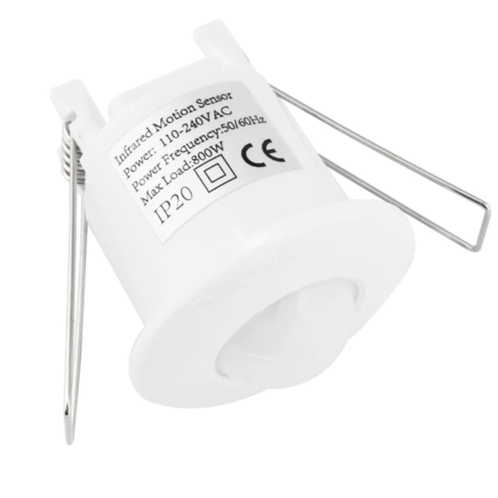 

1Pcs AC 110V -240V 360 Degree PIR Sensor Switch Ceiling Infrared Lamp Light Switch