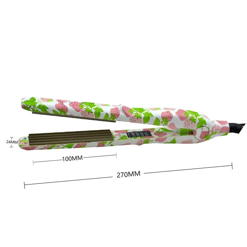 Профессиональные гофрированные щипцы для завивки волос кукурузная пластина