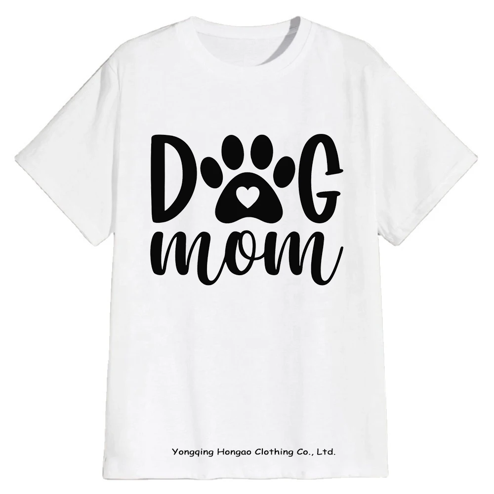 

Футболка женская оверсайз с надписью «Now Dog Mom», 100% хлопок