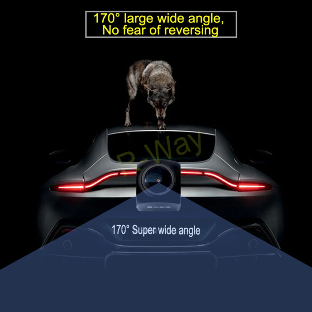 R Way HD Автомобильная камера заднего вида ночного видения для Volkswagen VW Touareg Tiguan Passat B5