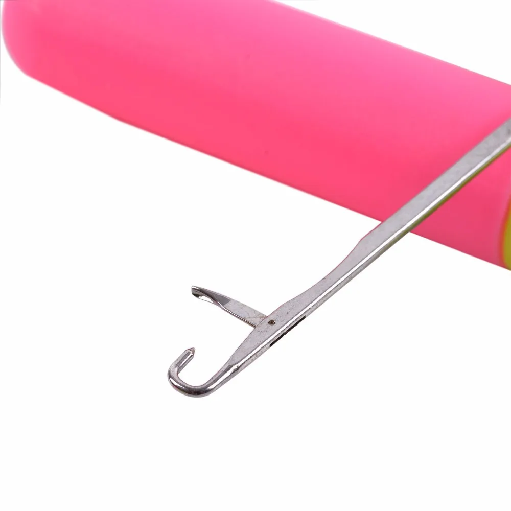 1 шт. пластиковые спицы для вязания и крючком Джамбо плетения волос дредлока