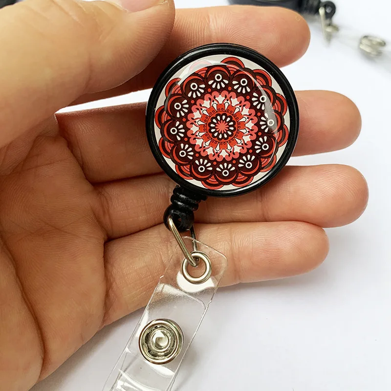 Выдвижной Бейдж для рабочего удостоверения бейдж личности держатель карт шнурок