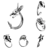 adjustable fun animal rings fashion rings lovers gift rings