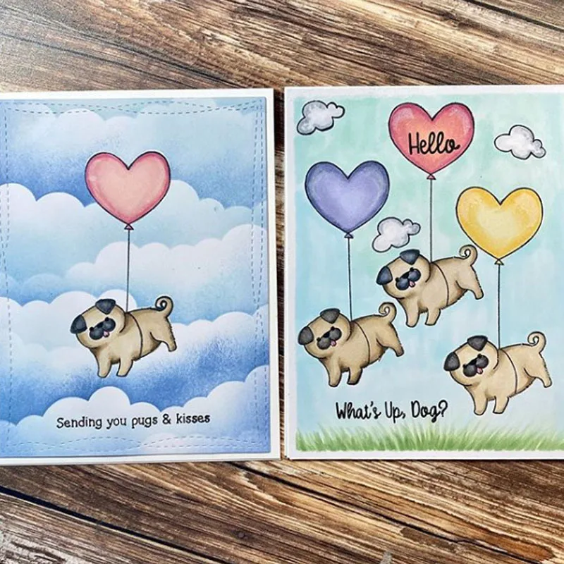 Прозрачные штампы и металлические для скрапбукинга изготовления открыток