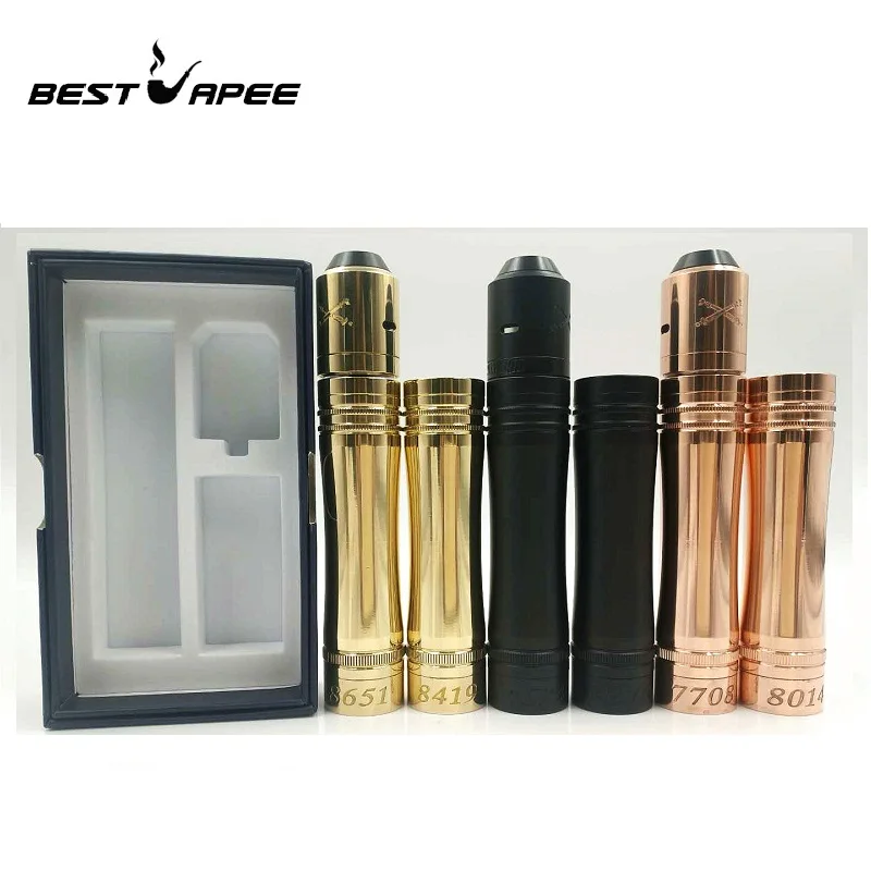 Широкая электронная сигарета механический мод vape для 510 резьба 18650 20700 батарея