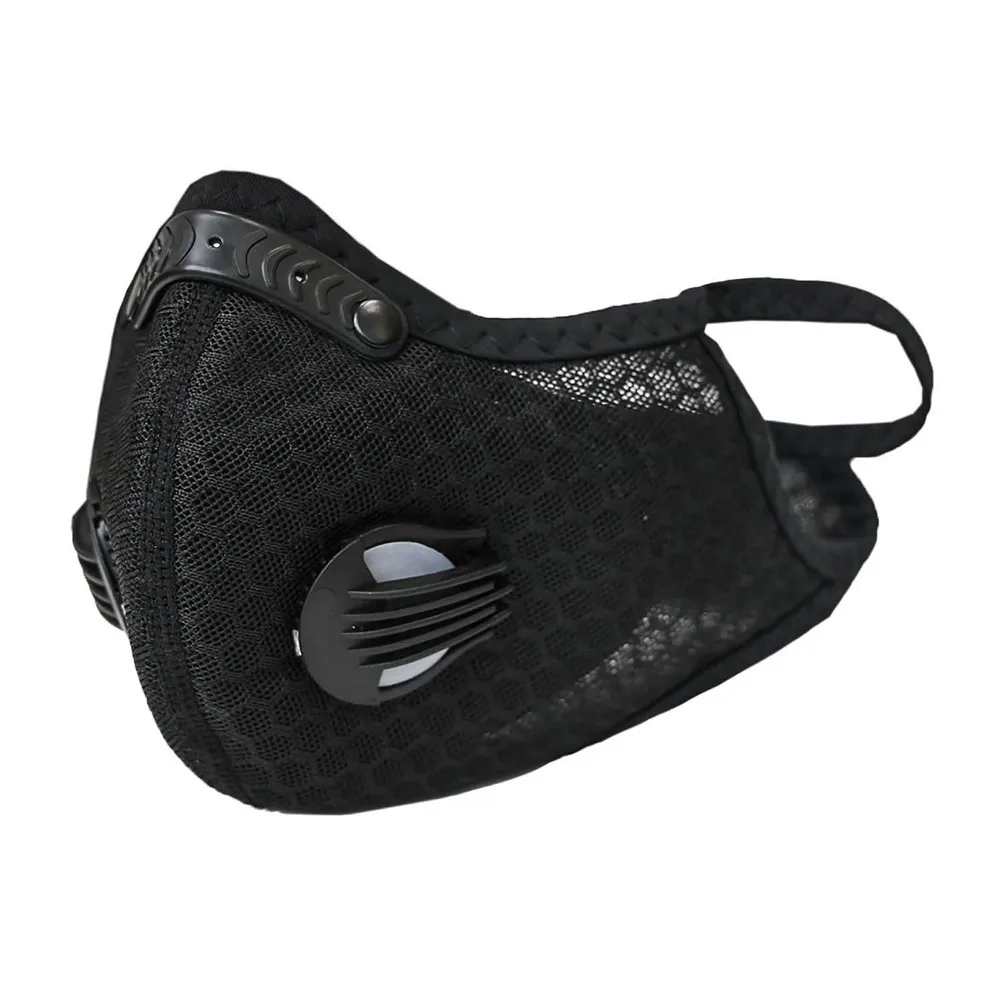 Велосипедная маска для лица с активированным углем спортивный полулицевой экран
