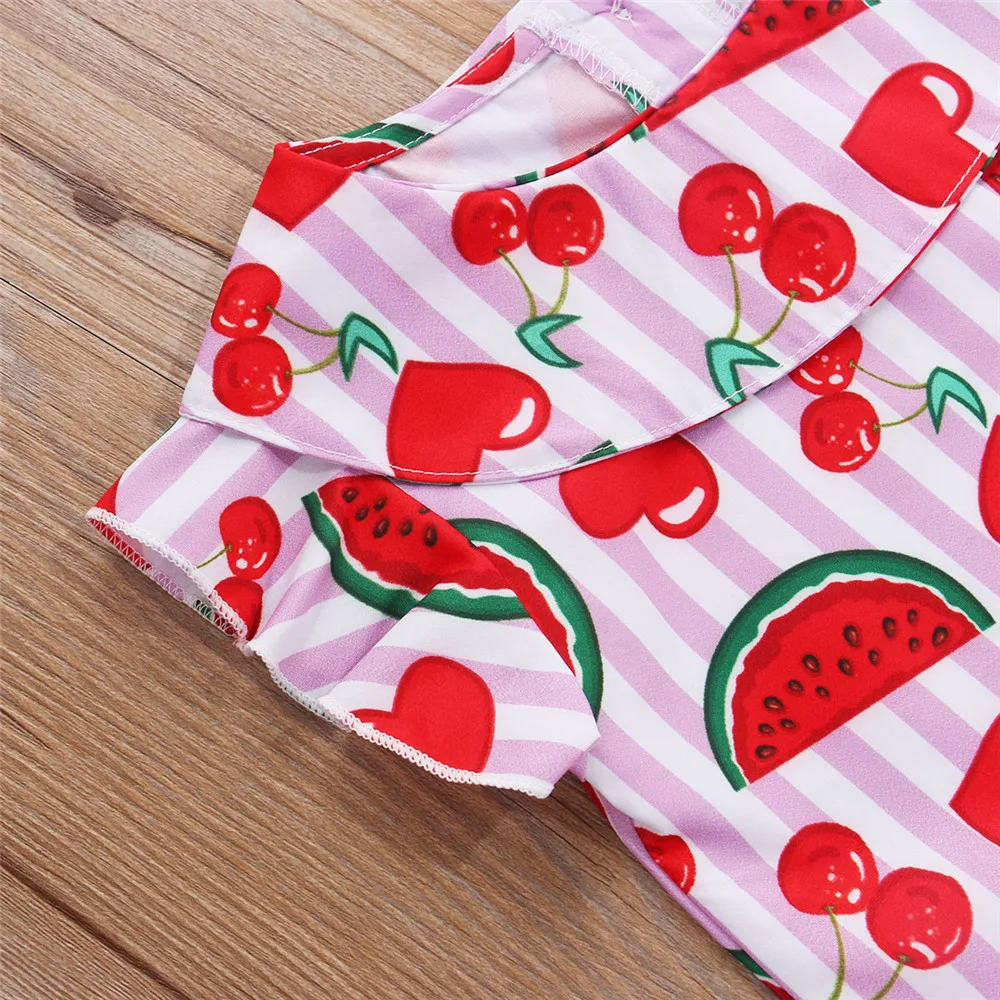 Комплект из 2 предметов для маленьких девочек повседневный топ без рукавов с