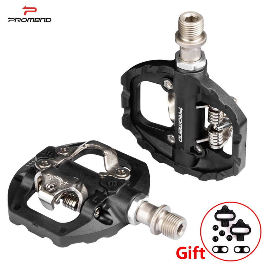 Двухфункциональная самоблокирующаяся педаль Promend MTB подшипники из алюминиевого