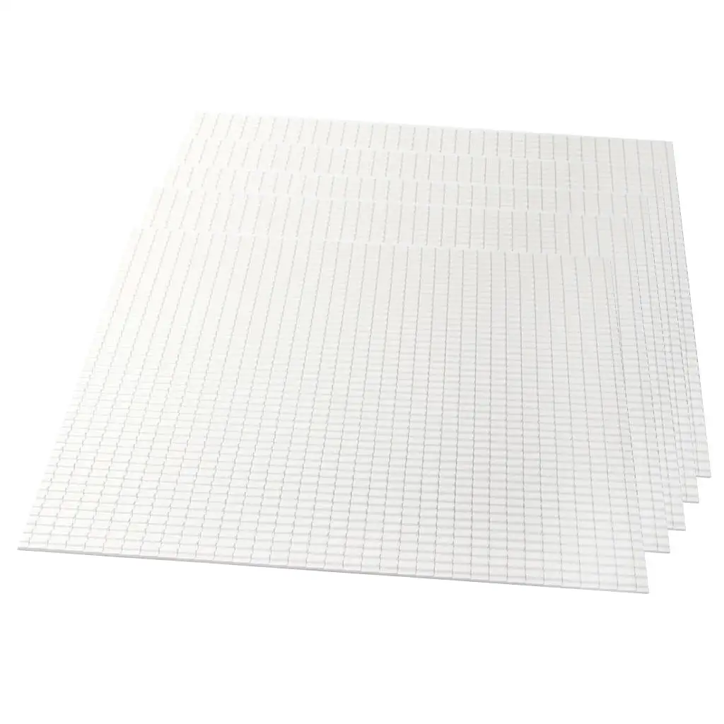 5 шт. имитация крыши белая черепица для дома ландшафтный пейзаж 270X270X2 мм | Игрушки