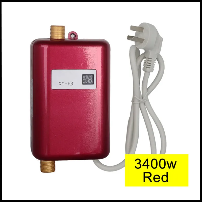 3400 Вт мгновенный Электрический безрезервуарный нагреватель горячей воды для
