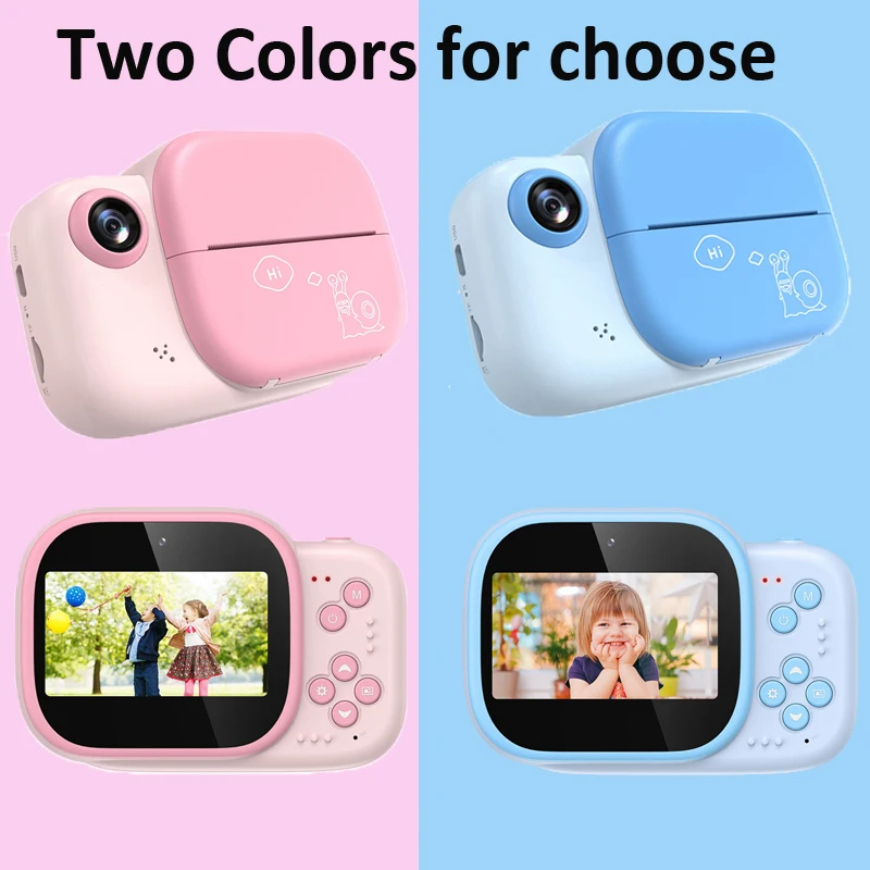 

Children Camera Kids Instant Camera 720P Video Camera for Girls Toys Camera Child Printing Camera Toy with Thermal Photo Paper