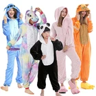 Дети животных в виде единорога, Пижама для детей панда пижама в виде кролика Единорог Kigurumi для мальчиков и девочек, Пижама для малышей, костюм