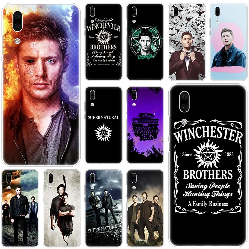 Сверхнатуральный SPN ТВ Дин и Сэм силиконовый чехол для Huawei P30 P20 Pro P10 P9 P8 Lite 2017 P Smart Z