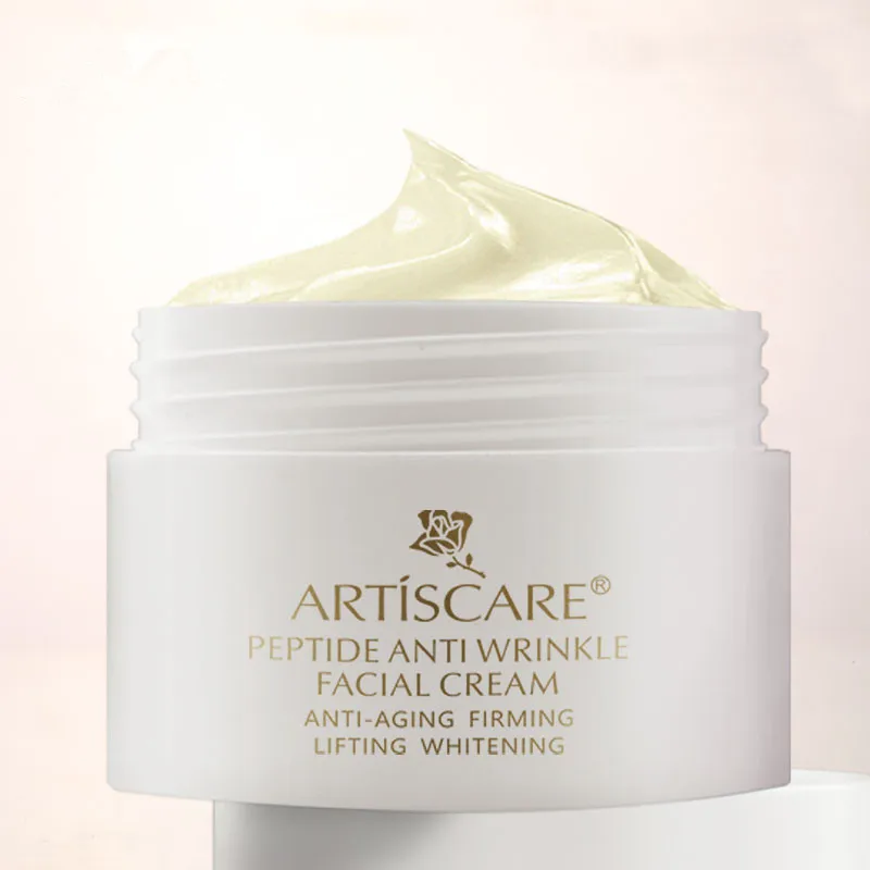

Peptide Anti Wrinkle Facial Cream Firming Whitening Face Cream Acne Treatment Anti-Aging Hyaluronic Acid Snail Cream