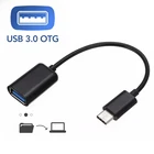 Кабель-адаптер 2022 Type-C Micro USB OTG, кабель-Переходник USB 3,0 Мама в папа Type C, кабель-переходник, конвертер, фотокабель для автомобиля, телефона MP4