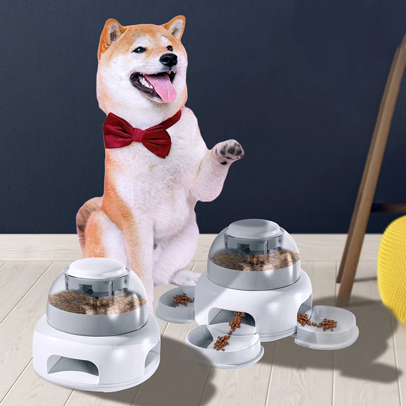 

Dog Feeder Interactive Toys Automatic Pet Feeder Press Toy Funny Leaker Food Dish Pet Training Leakage Food Bowl Dog Accessories