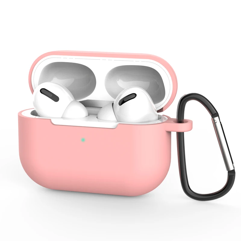 Color 16-with Hook Силиконовый чехол для apple Airpods Pro, чехол-наклейка, Bluetooth чехол для airpod 3, Air Pods Pro, аксессуары для наушников, кожа - Цвет: Color 16-with Hook