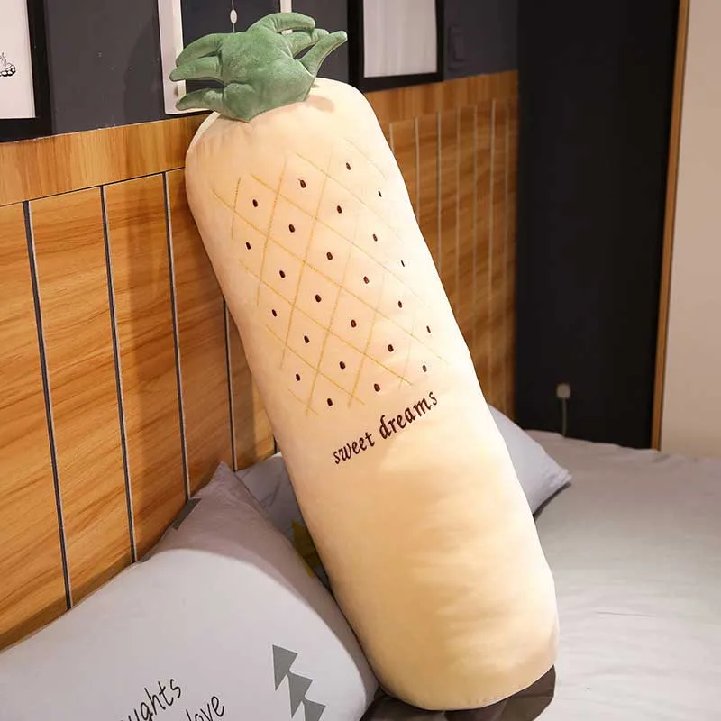 pineapple Домашняя длинная подушка для глубокого сна с плюшевой подушкой - Цвет: pineapple