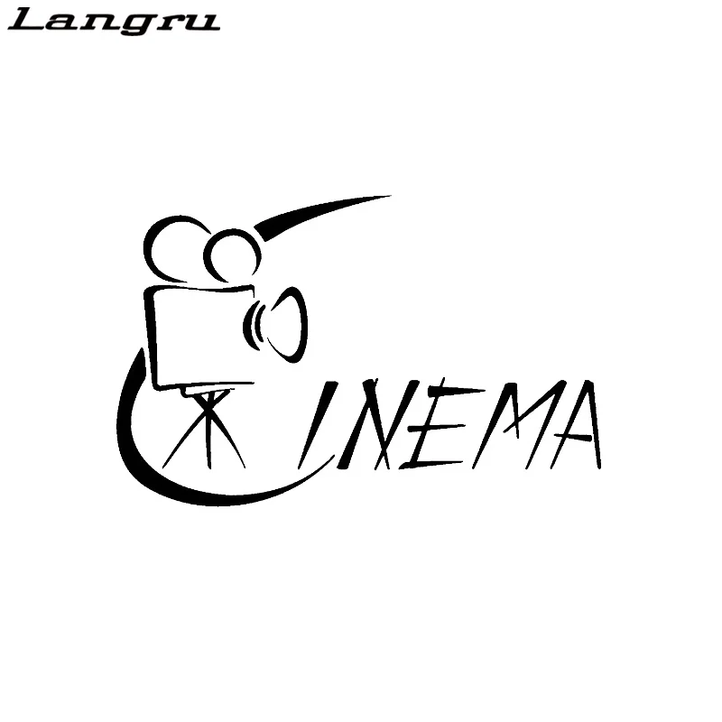 Langru 16 см * 10 2 забавные кинофильмы кинотеатр виниловые автомобильные наклейки