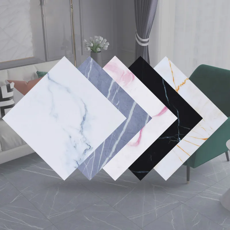 Самоклеящаяся мраморная настенная бумага водостойкая Нескользящая напольная