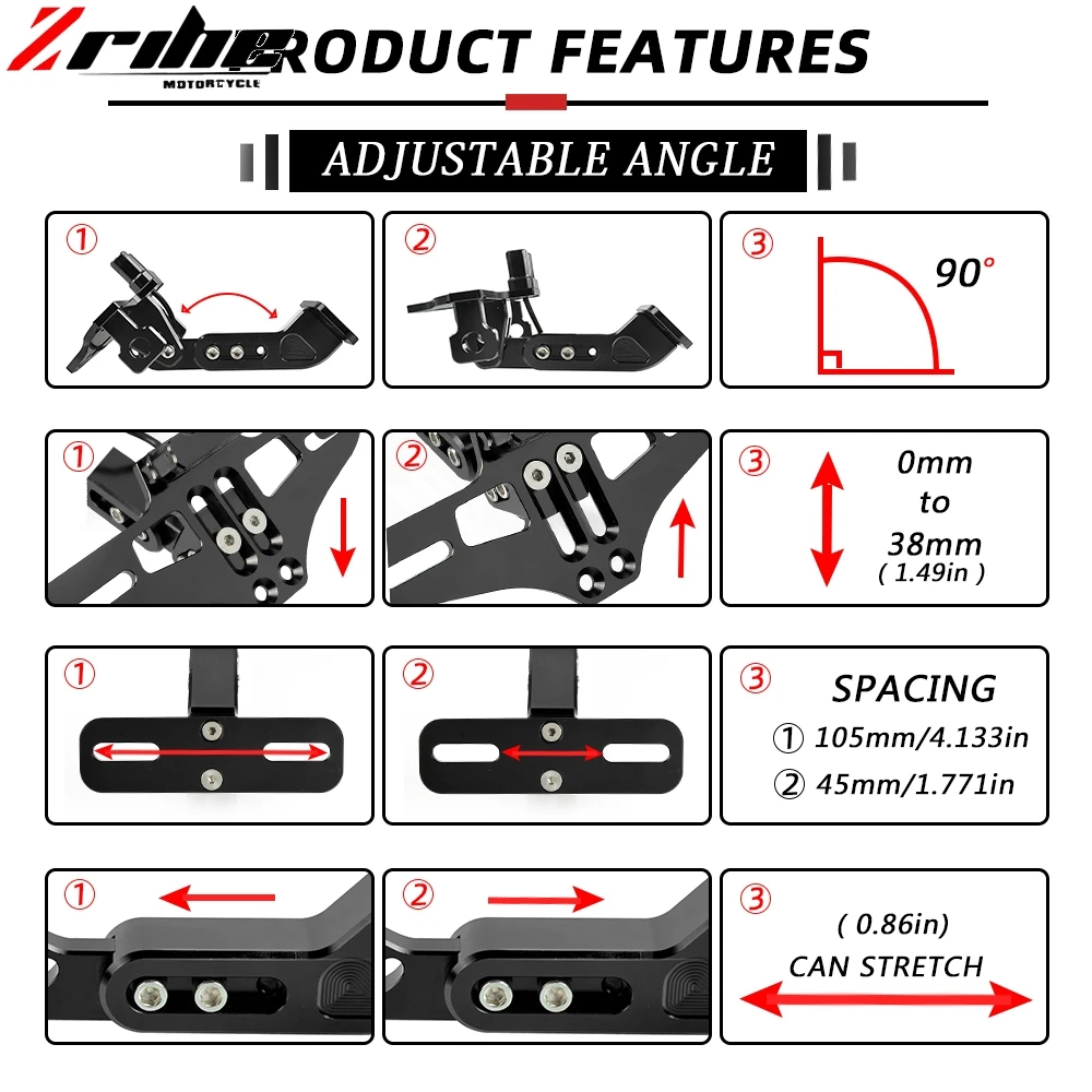 Мотоциклетный держатель номерного знака с LED-подсветкой для BMW F800GS F800 GS F 800 800GS 2008-2016 2014 2015 on.