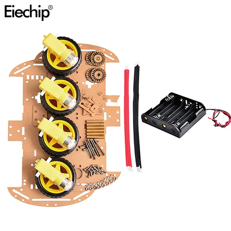 Комплект интеллектуальных автомобильных шасси 4WD с кодовым датчиком скорости