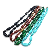 natural stone beads necklace jewelry agate crystal accessories abacus beads womens necklace white crystal items gift charm