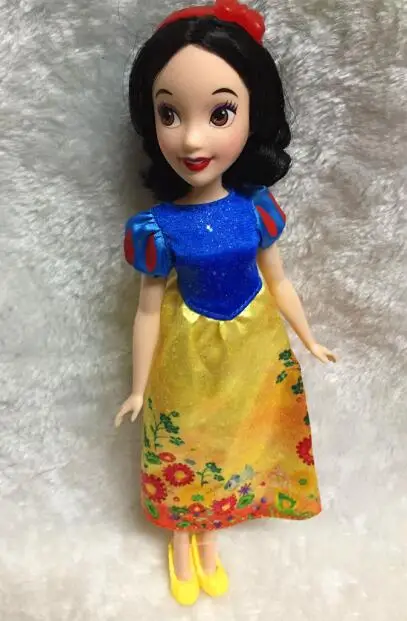 snow white Кукла-аниматор Рапунцель Жасмин София Белоснежка Ариэль Мерида Золушка Аврора куклы Белль для девочек игрушка - Цвет: snow white