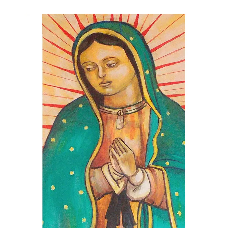 P0439 постер Богородицы Гуадалупе Дева Мария католическая икона на стену домашний
