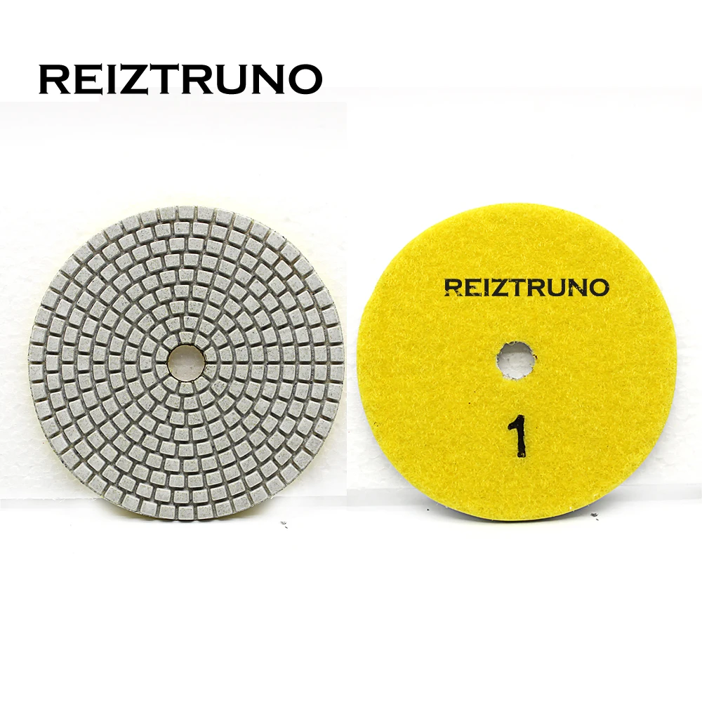 Reiztruno 3 ступенчатые Алмазные полировальные колодки для мрамора гранита кварца