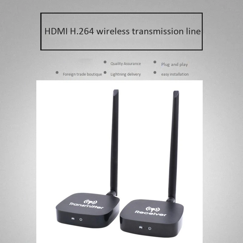 

Hdmi H.264 Wireless Transmitter 1920X1080P@60Hz Plug and Play, Simple and Convenient, Support Wifi Automatic Connection