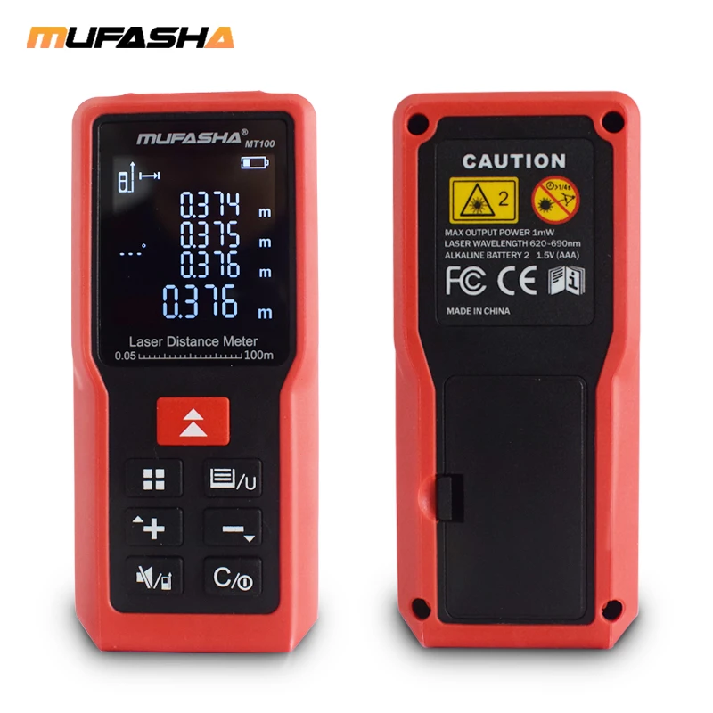 Профессиональный лазерный измеритель расстояния MUFASHA цифровая измерительная
