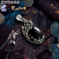 martial universe lin dong zushi pendant silver 925 sterling cross jewelry necklace anime action figure new trendy gift