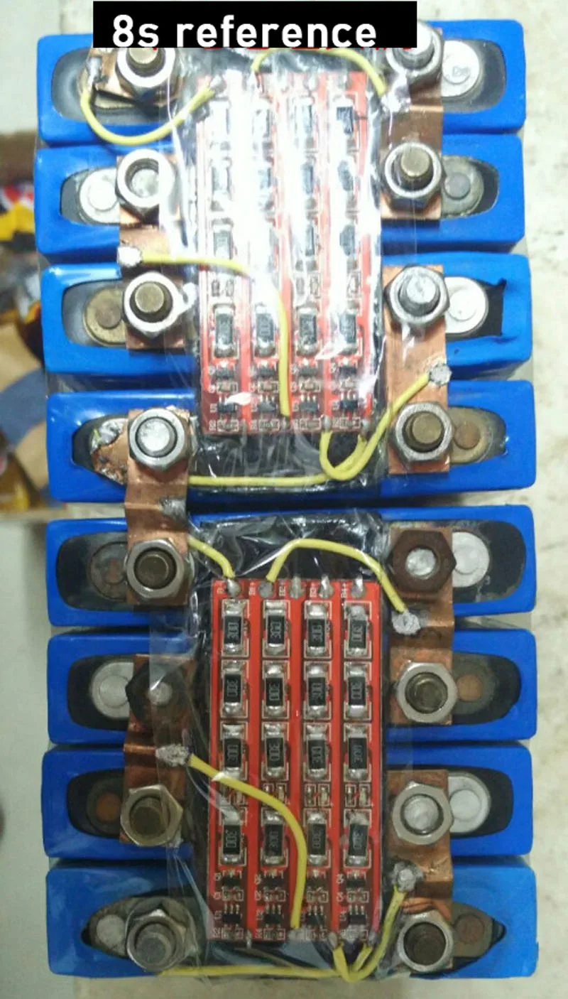 Фосфат железа 1S 2S 3S 4S 3 2 V LiFePo4 защитная балансировочная плата для зарядки 6S 7S 8S 6 mA A