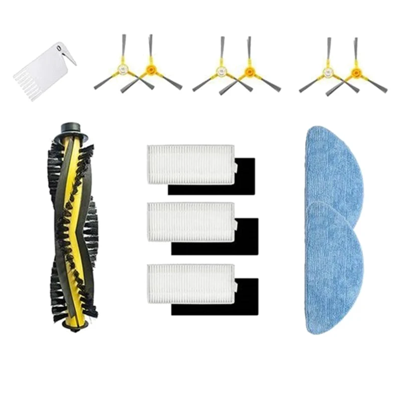 

Side Brush Hepa Filter Mop Cloths Roller Brush for Neatsvor X500 Robot Vacuum Cleaner Accessories