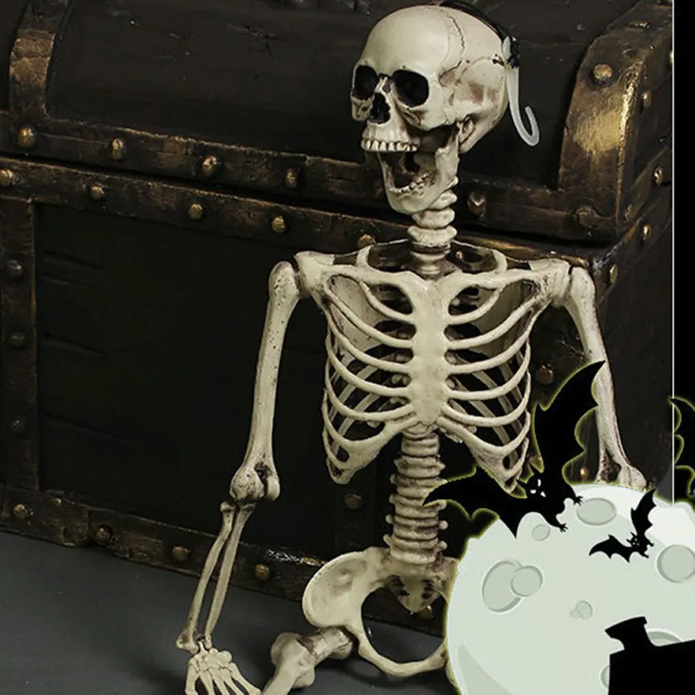 

Полноразмерные украшения «сделай сам», прочный Хэллоуин 90 см, полноразмерное украшение на Хэллоуин, новый скелет на Хэллоуин, праздничные у...