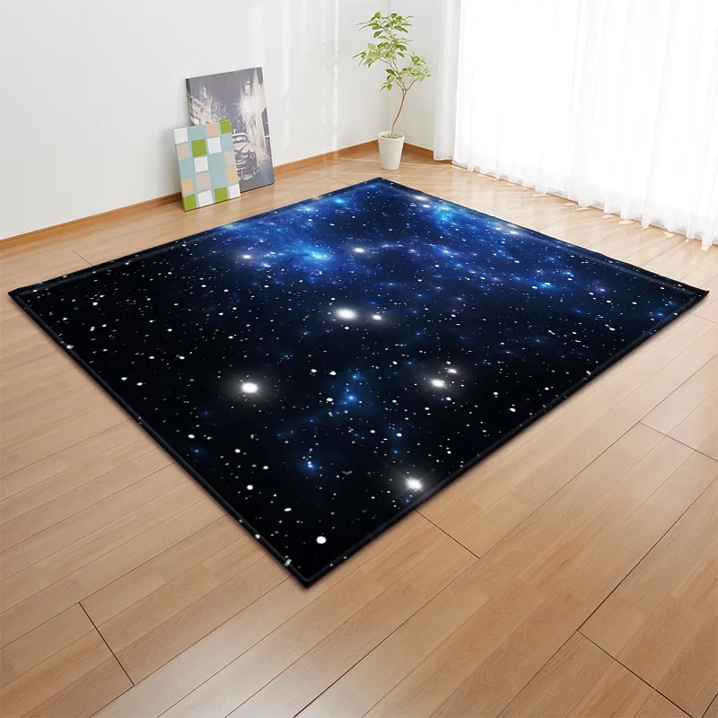 

Cosmic Starry Sky Aesthetic Series Style Living Room Carpet Home Decoration Floor Mat Rug Rugs Bathroom Rug
