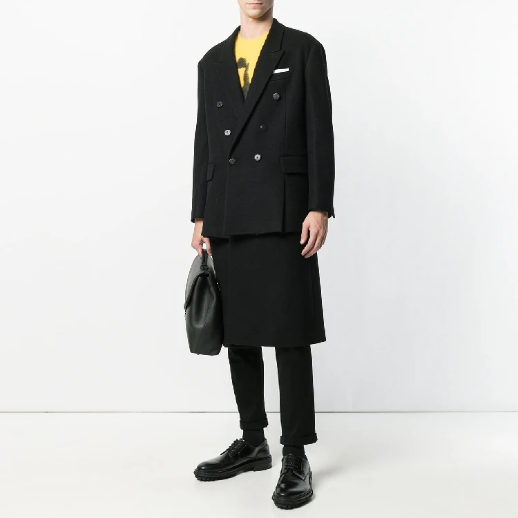 S-5XL Men's clothing fashion new GD hair stylist Catwalk Drop shoulder Double-breasted suit plus size Singer costumes | Мужская