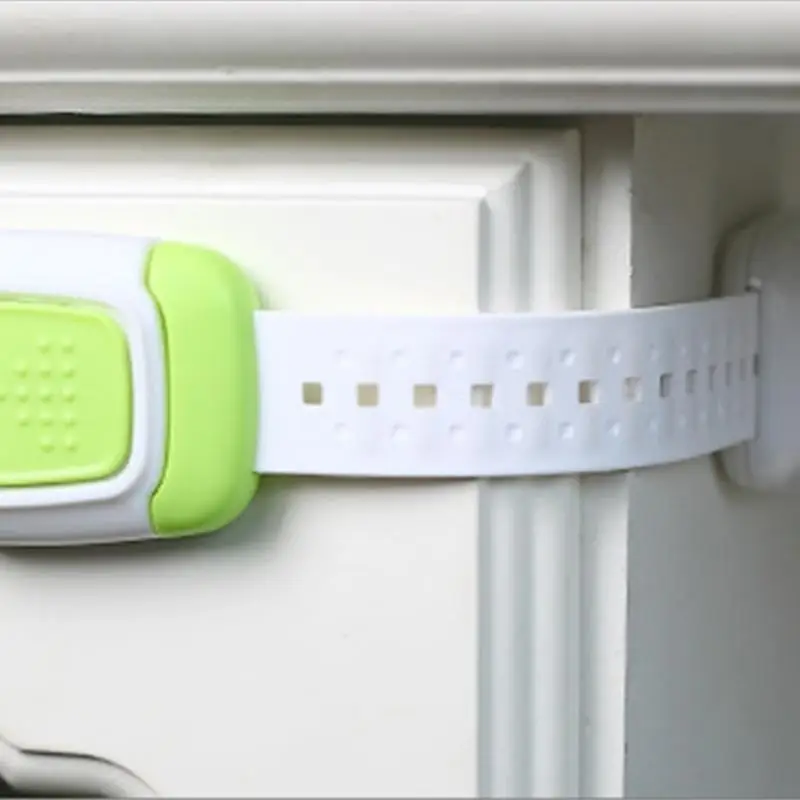 Многофункциональные безопасные замки с двумя кнопками для младенцев шкафы